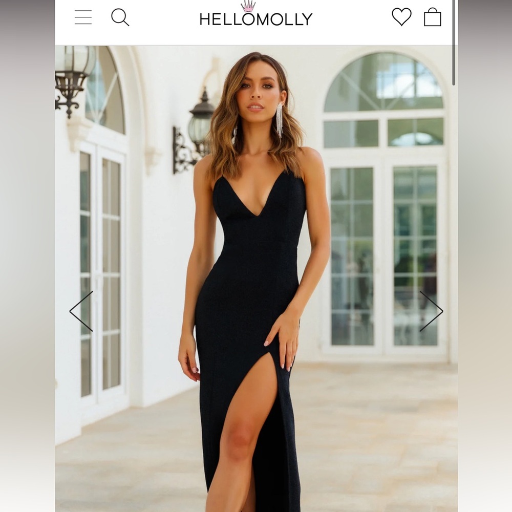 Hello Molly Black Formal Dress